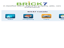 Tablet Screenshot of brick7-ca.com
